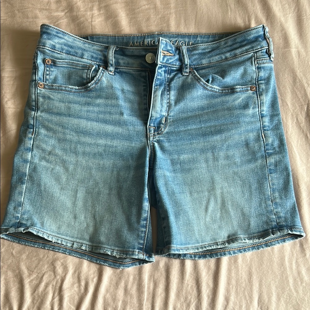 American Eagle Outfitters Light Blue Jean Shorts